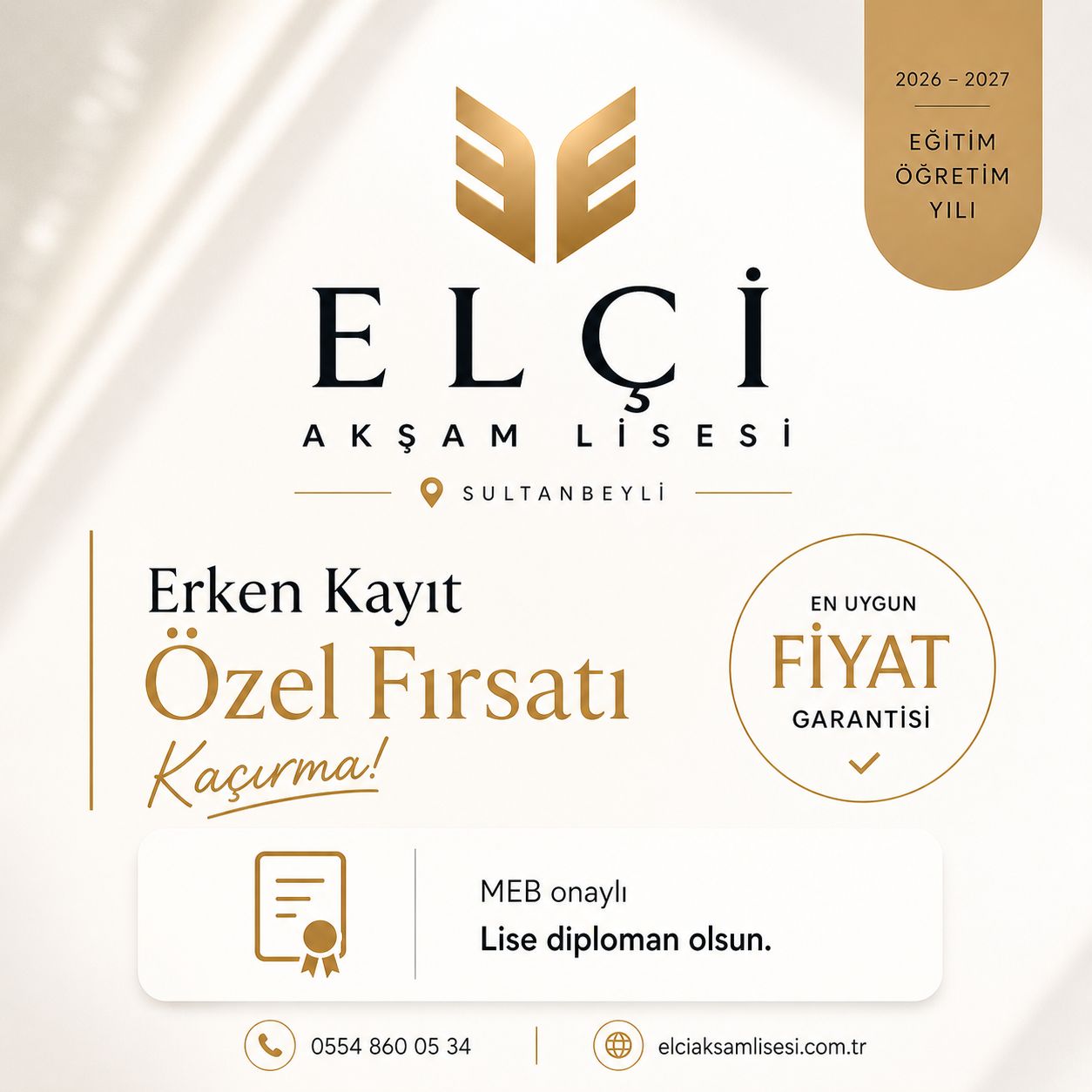 ERKEN KAYIT ÖZEL FIRSATI KAÇIRMA!